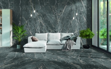 Majestic Dark Silky 120x280 cm. Pavimento Majestic Dark Silky 120x120 cm.